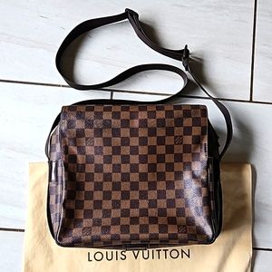 Louis Vuitton Damier Ebne Naviglio Crossbody Bag w/Dustbag